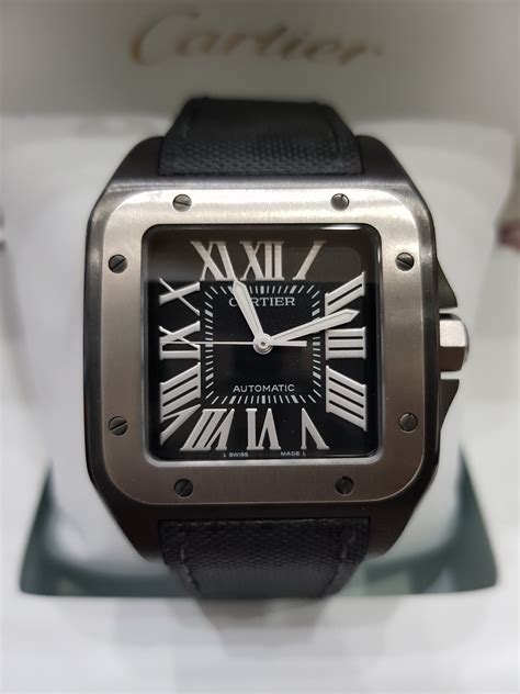 used cartier santos xl